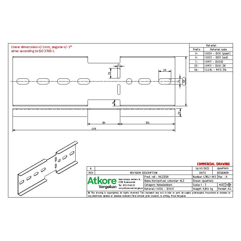 COMMERCIAL KLZDSH (47841)